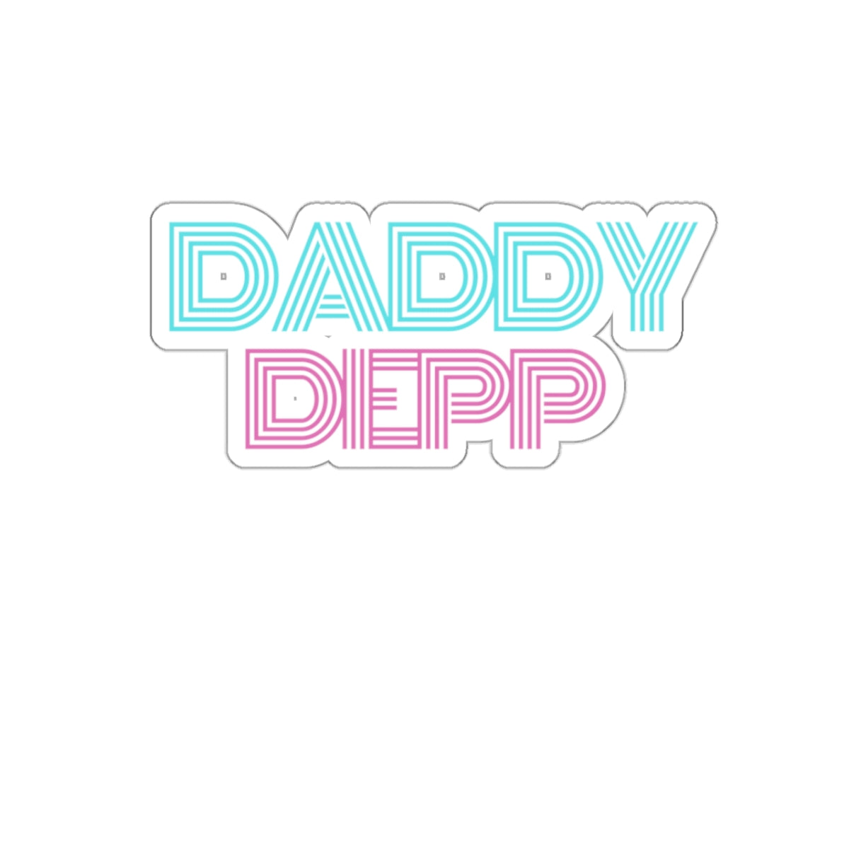 Dased Designs - Daddy Depp Sticker