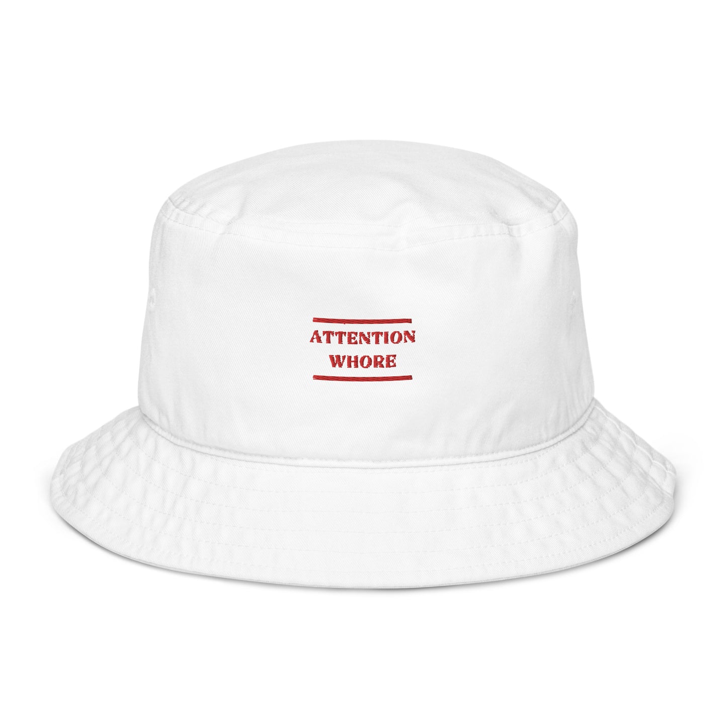 Dased Designs - Attention Whore Embroidered Bucket Hat