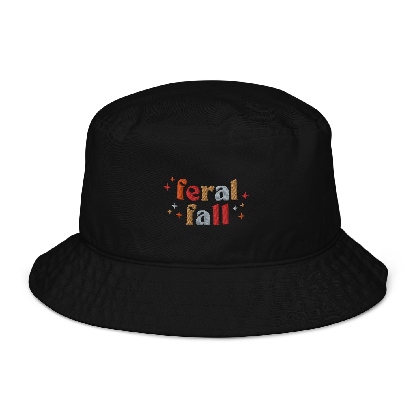 Dased Designs - Feral Fall Embroidered Bucket Hat