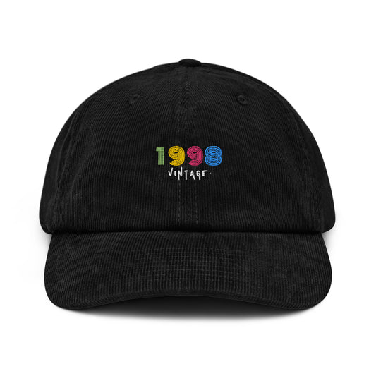 Dased Designs - 1998 Vintage Embroidered Corduroy hat