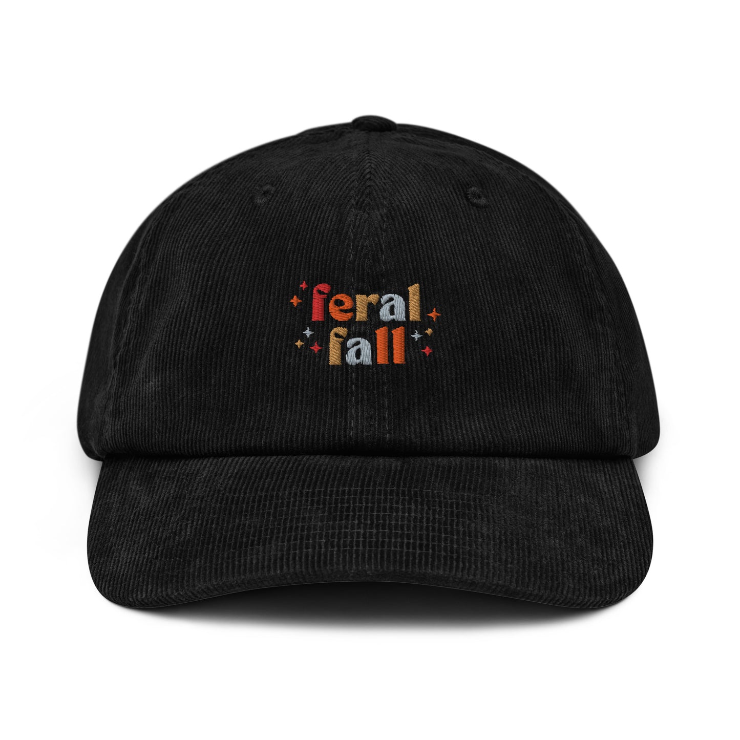 Dased Designs - Feral Fall Embroidered Corduroy hat