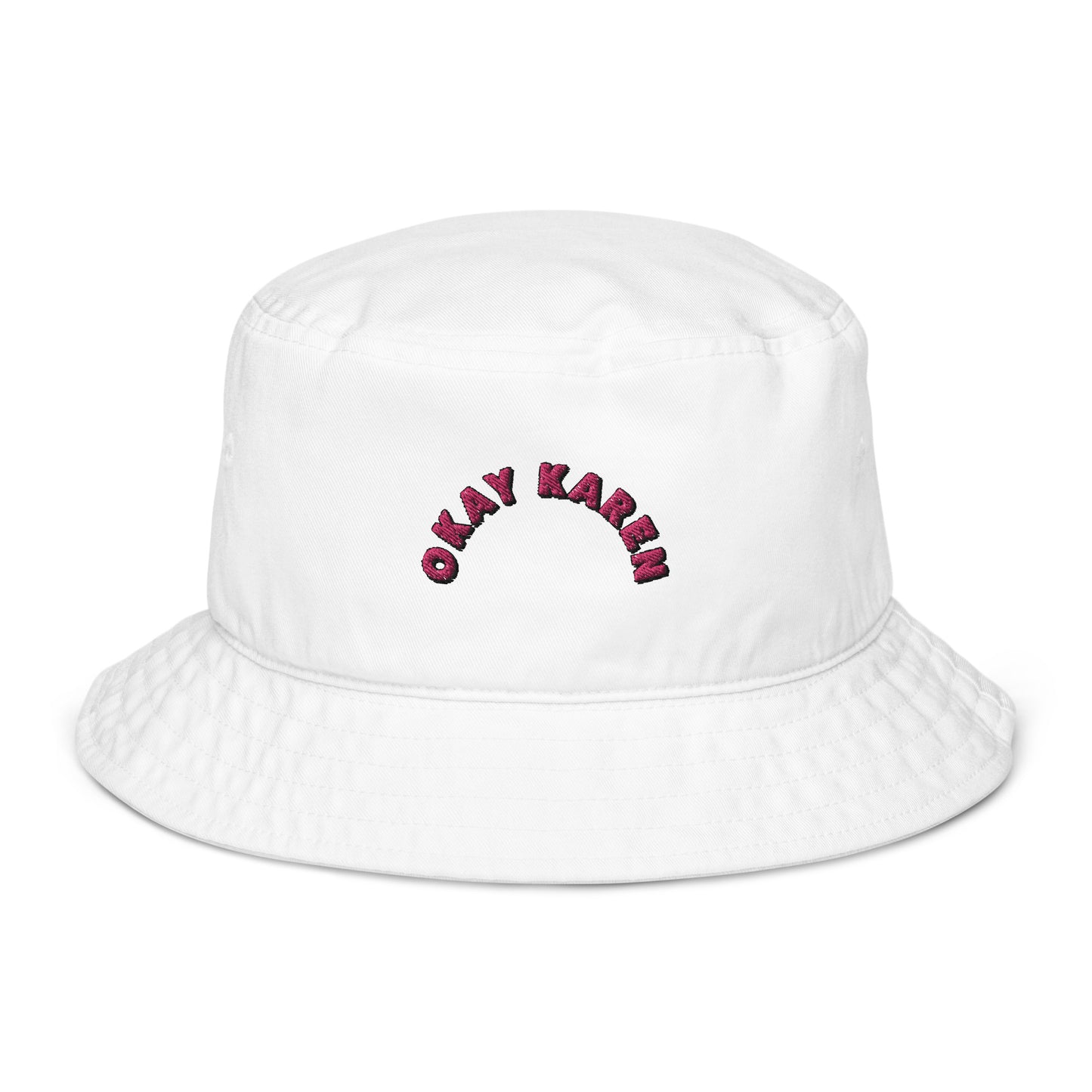 Dased Designs - Okay Karen Embroidered Bucket Hat