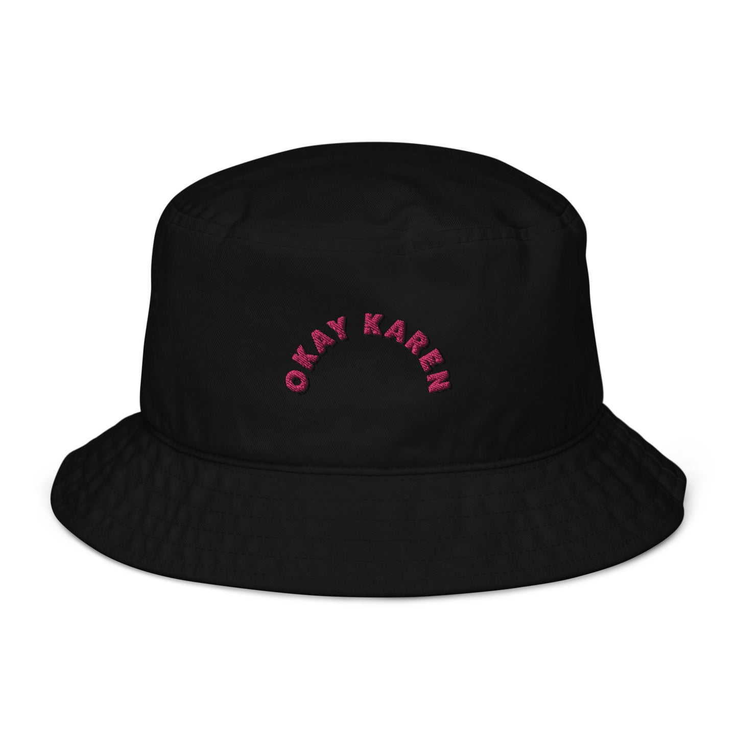 Dased Designs - Okay Karen Embroidered Bucket Hat