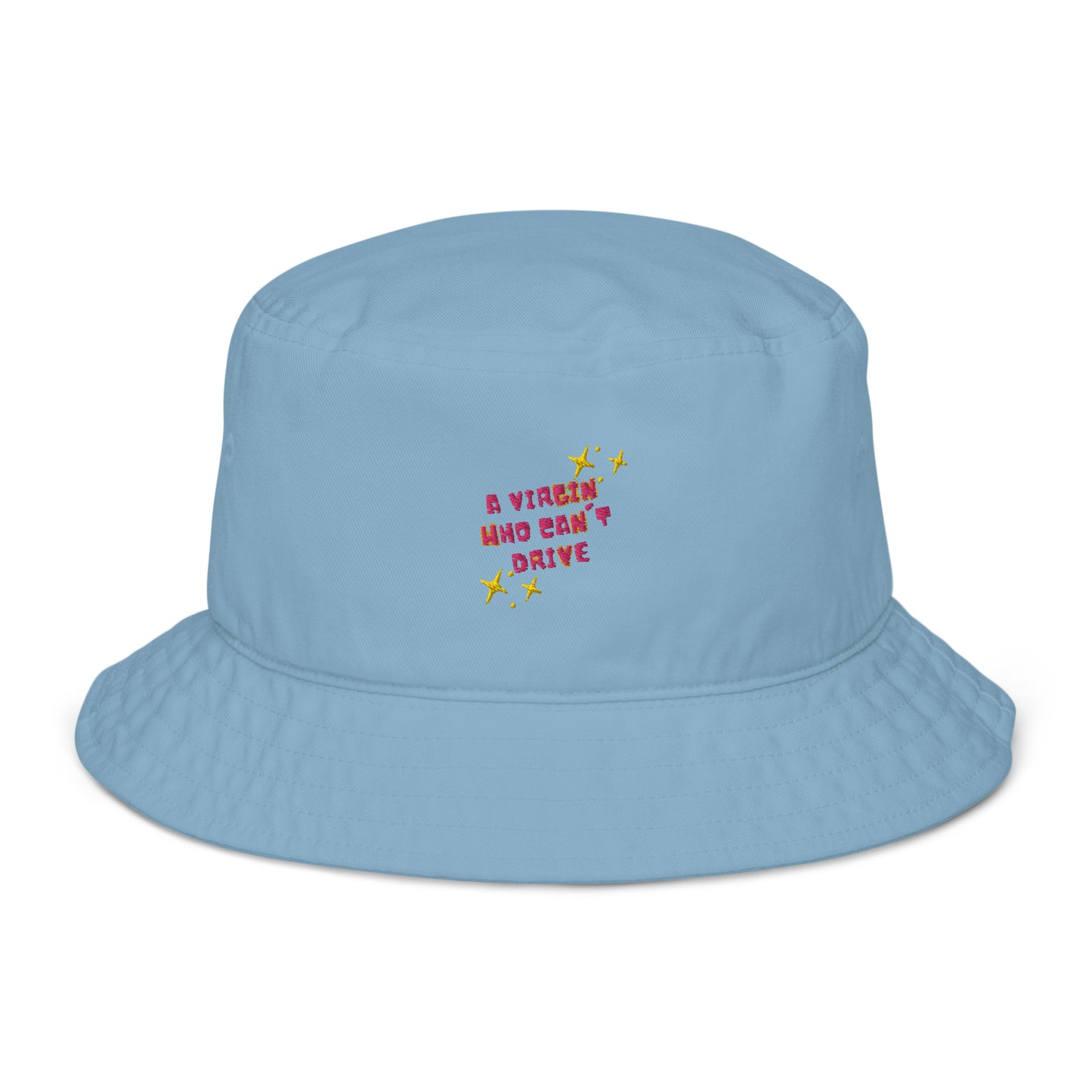 Dased Designs - A Virgin Who Can't Drive Embroidered Bucket Hat